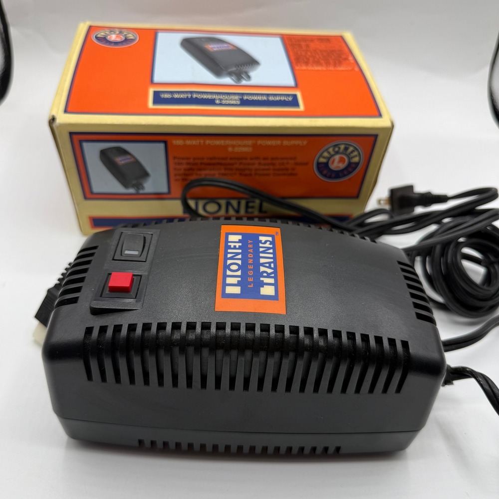 Lionel PowerHouse Power Supply 180-Watt Black O Gauge TMCC Transformer Boxed